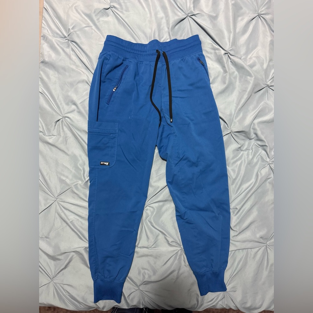 Greys Anatomy Blue Jogger Pants with Pockets